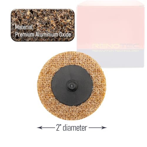 2" SCM Surface Condition Disc, 2 R-Type Super EDG 50MM, Coarse Grade, Premium Non-Woven, 20Pcs - style: SCM Disc Coarse