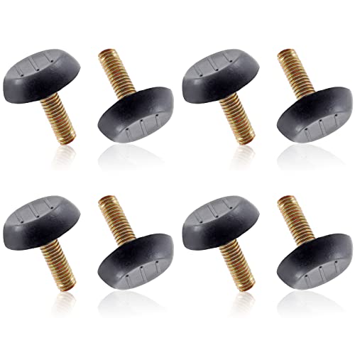 M6 Furniture Levelers Table Leg Levelers, 8 Pcs Adjuster Mini Feet - size: M6