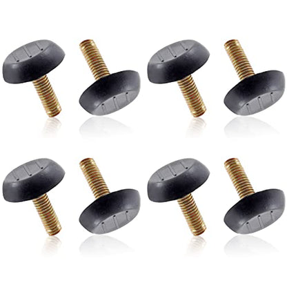 M6 Furniture Levelers Table Leg Levelers, 8 Pcs Adjuster Mini Feet - size: M6