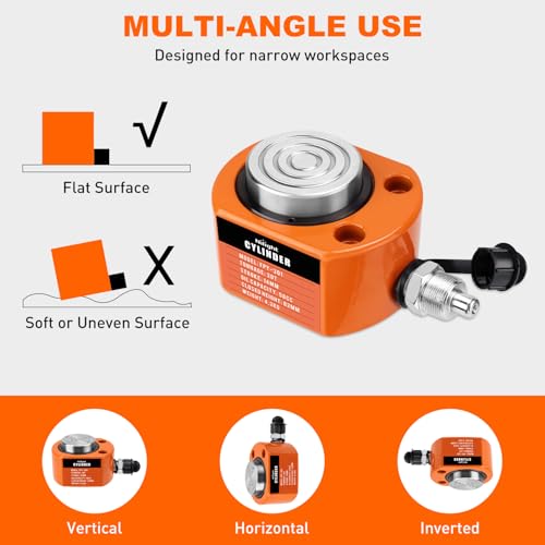 Nilight 30Ton Hydraulic Cylinder Jack Porta Power Ram Single Acting Lifting - size: 30T Jack