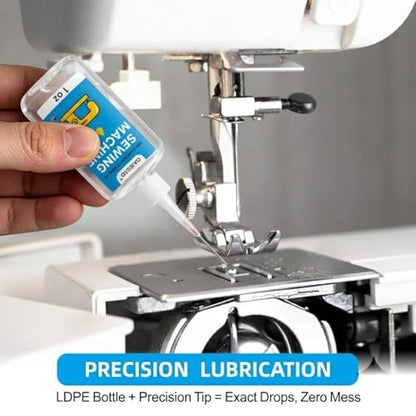 1oz Fine Light Sewing Machine Oil and Lubricant with Applicator - size: 1 fl oz