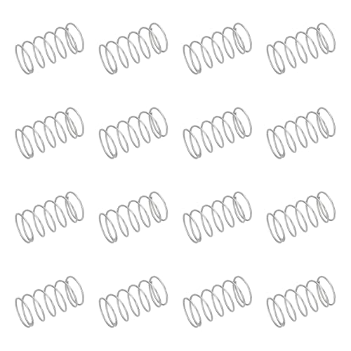 uxcell 50pcs 304 Stainless Steel Compression Springs 0.8mmx15mmx25mm Small - size: 15mmx25mm