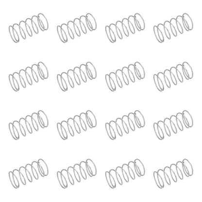 uxcell 50pcs 304 Stainless Steel Compression Springs 0.8mmx15mmx25mm Small - size: 15mmx25mm