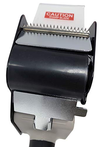 Clipco Tape Dispenser Gun Packing Tape Included (3-Pack) (Black-Gray)