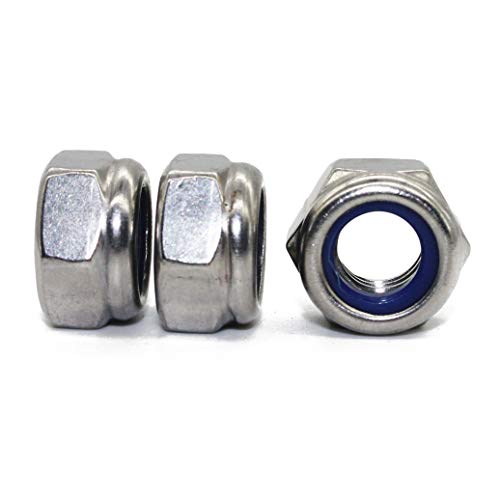 Fullerkreg 3/8-16 Stainless Steel Nylon Insert Lock Nut - size: 3/8-16 (20 Pack)