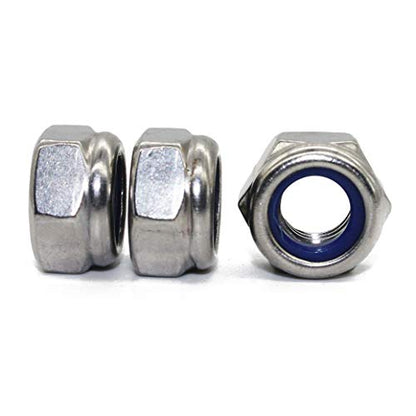 Fullerkreg 3/8-16 Stainless Steel Nylon Insert Lock Nut - size: 3/8-16 (20 Pack)