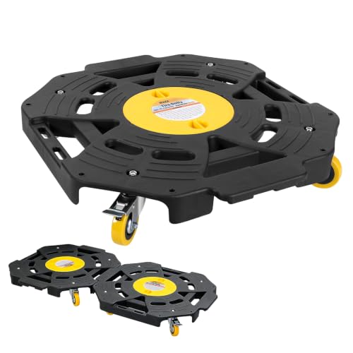MaxxHaul Heavy Duty Tire Dolly 300 lb Capacity Rolling Wheel Dolly with 4 Swivel Casters Portable Tire Storage and Transport Mover for Garage Shop and Warehouse (80746)