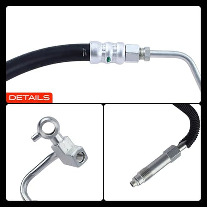 A-Premium Power Steering Pressure Hose Assembly, Pump To Rack