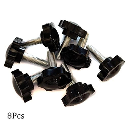 NACX M10 x 30mm Clamping Knob, Thumb Screw & Star Knob Hand Tightening Screw, 8Pcs - size: M10 x 30mm