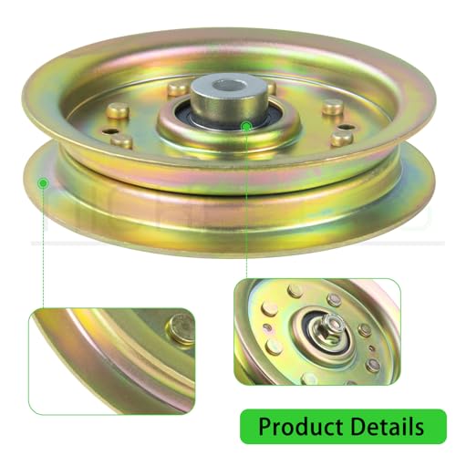 2 Pack 756-04129B Idler Pulley for Cub Cadet 42" 50" RZT 50 Deck - color: A02 2x756-04129B Yellow