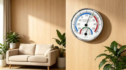 TH101 5" Indoor Outdoor Hygrometer/Thermometer