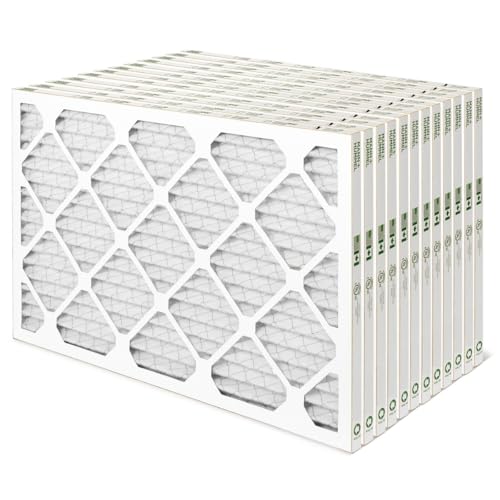 MANN+HUMMEL 16x25x1 MERV 8 Pleated 1" AC Furnace Air Filter. Case of 12 - style: 16 x 25 x 1