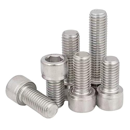 M1.4-0.3 x 6mm Socket Head Cap Screws Metric, Hex Socket Screw, Allen Socket Drive, 304 Stainless Steel (A2-70), Full Thread, Bright Finish, Machine Thread, DIN912,60 Pcs - size: M1.4-0.3 x 6mm（60 Pcs）