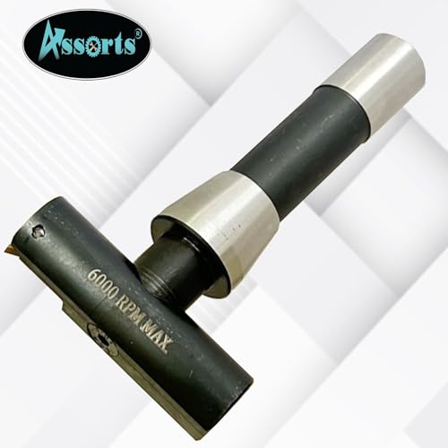 3" Indexable Fly Cutter with R8 Shank (7/16"-20 UNF Drawbar Thread) – TCMT 1604 Carbide Insert Compatible – Precision Surface Facing Milling Tool - size: 3" Fly Cutter R8 (7/16 UNF)
