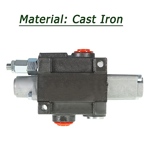 1 Spool Hydraulic Directional Control Valve 13GPM 3600PSI BSPP Ports