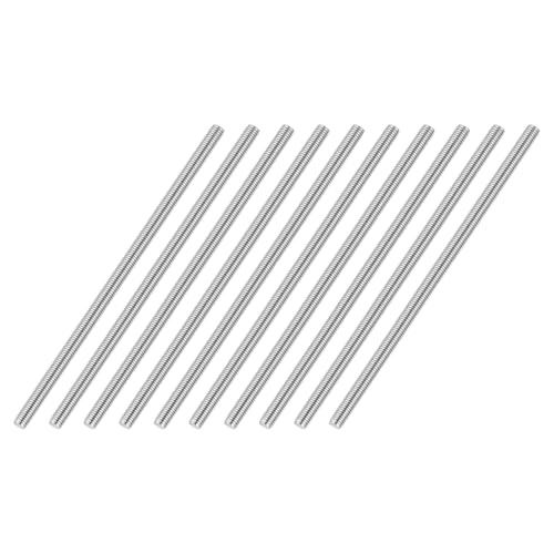 M4-0.7 Fully Threaded Rod 120mm Length Coarse Thread 10Pcs - size: M4‑0.7 120mm