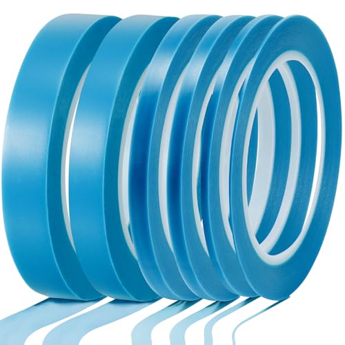 Nezyo 6 Pcs Vinyl Pinstripe Tape Auto,Blue,1/16, 1/8,1/5,1/4,1/2, 3/4 Inch - color: Blue, size: 1/16, 1/8,1/5,1/4,1/2, 3/4 Inch