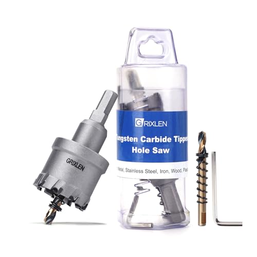 1-1/2" (38mm) Tungsten Carbide Tip Hole Saw,Hole Saw with M2 Pilot bits - size: 1-1/2" (38mm)