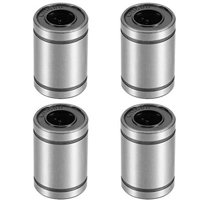uxcell LM10UU Linear Ball Bearings 10mm Bore 19mm OD 29mm Long for CNC Machine 3D Printer 4pcs - size: 10mm