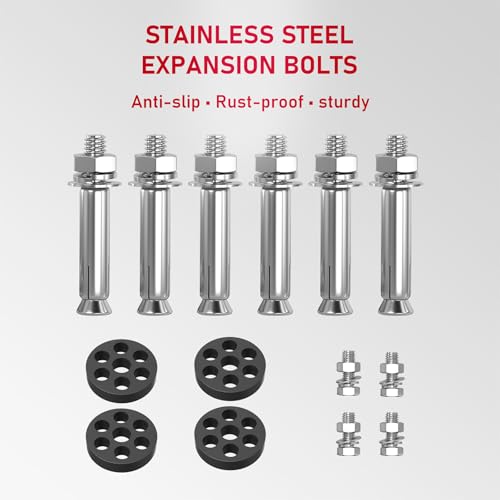 304 Stainless Steel Wall Mount Bracket for 7000-18000 BTU Mini Split AC, Rust Resistant Outdoor Support Frame for Heat Pump Condenser - size: 304 stainless steel 7000-18000BTU
