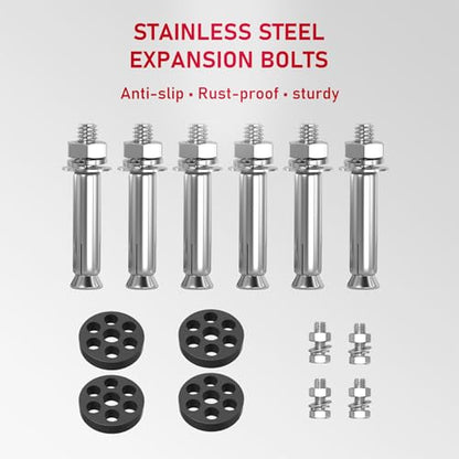 304 Stainless Steel Wall Mount Bracket for 7000-18000 BTU Mini Split AC, Rust Resistant Outdoor Support Frame for Heat Pump Condenser - size: 304 stainless steel 7000-18000BTU