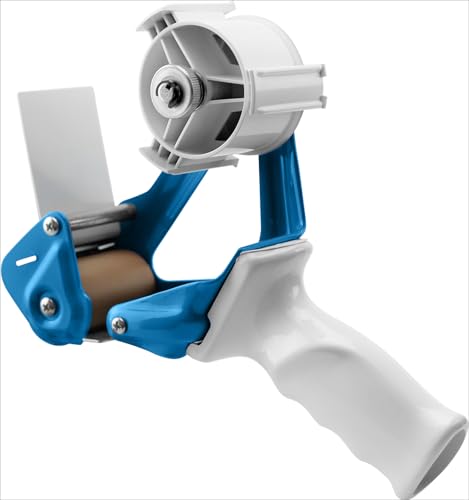 TAPEWELL Heavy Duty Metal Frame Packing Tape Dispenser Gun, 2 inch, Blue - color: Blue, size: 2 Inch