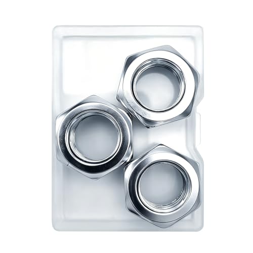 M18 3pcs Hex Nuts,M18 Galvanized Metric Hardware Nuts Sets - size: M18(3pcs)
