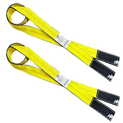 Lift Sling Straps,2" x 6.6FT, 13,000 LBS, Heavy Duty Flat Eye Lift Sling - size: 6.6ft