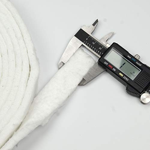 Strip Ceramic Fiber Alternative Blanket, 2200F Rated, 1" x 1/4" x 240", High Temperature Gasketing for Boiler, Wood Stove, Pellet Stove, Furnace, Kiln, Forge, 9505 - size: 1" x 1/4" Strip