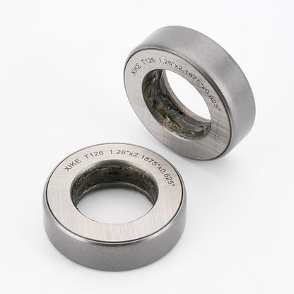 XIKE T126 Thrust Tapered Roller Bearing, 1.26 Inch Bore, 2-Pack - size: T126x2