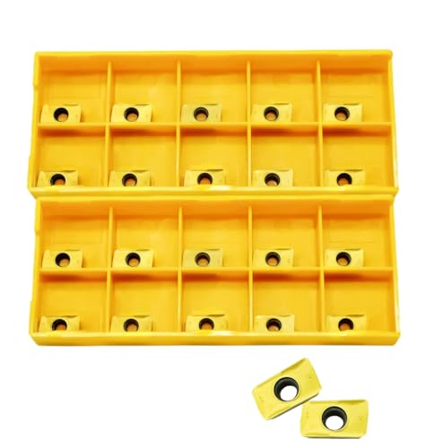 20PCS APMT1135 Yellow Carbide Inserts Turning Inserts Lathe Inserts Replacement Indexable Cutting Tools-XUHAI - style: 20PCS APMT1135 yellow