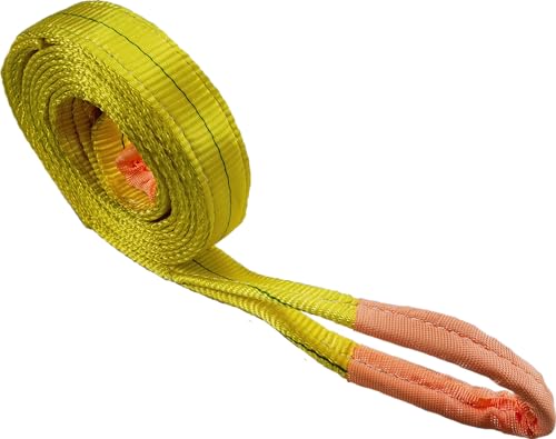 Everest C1128 1" x 6' Flat Sling Eye to Eye/Lifting Sling for Construction, Lifting, Moving, Hoisting - Strap Heavy Duty - 1-Pack 3200lbs WLL