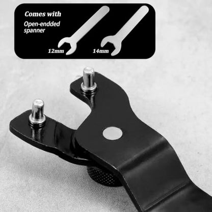 OLIREXD Angle Grinder Universal Adjustable Pin Wrench for Angle Grinder Machine (1, Yellow) - color: Yellow