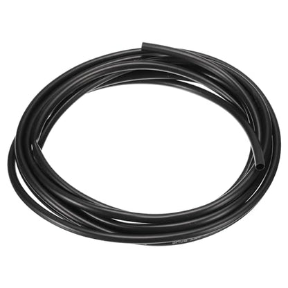 UXCell Black PVC Tube Wire Harness Tubing, 4mm ID 10ft Sleeve for Wire Sheathing Protection - color: Black, size: 4mm