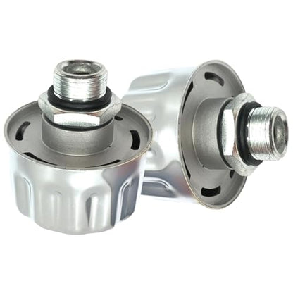 2-Pack 1/2" NPT Breather Caps with 40 Micron Filtration | Heavy-Duty Carbon Steel & Aluminum Alloy Hydraulic Vent Caps | For Gearboxes, Coolant Tanks, Excavators, Trucks - size: 2-Pack 1/2" NPT