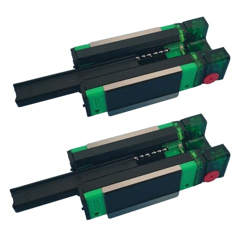 HGH30CA Carriage Slider Block, 2pcs HGH30CA Square Bearing Slider Block with 2pcs E2 Oil Box Self-Lubricating Slider Assembly for 3D Printer, CNC Machine and DIY Project - size: 30