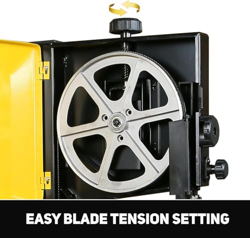 WOODSKIL 9-Inch Band Saw, 3-Amp Benchtop Bandsaw, 2500 FPM Blade Speed - size: 9 inch