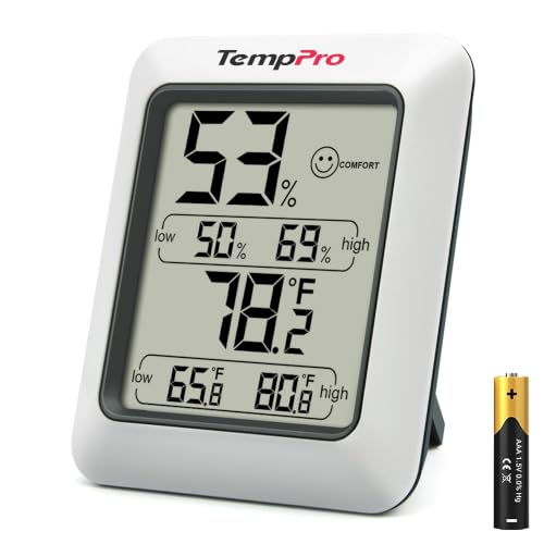 TempPro TP50 Digital Hygrometer Indoor Thermometer Room Thermometer - size: Classic