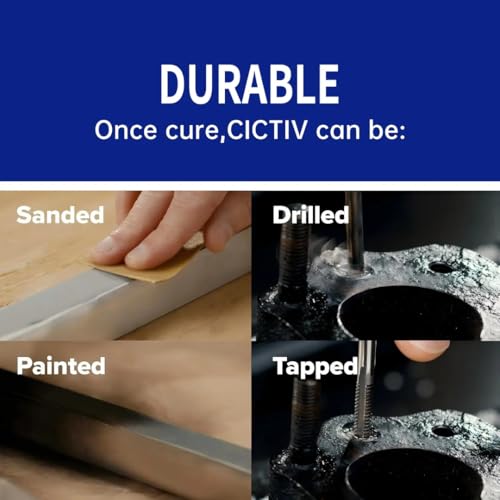 Strong FoundryGlue,HighTemperature ResistantCasting Repair, MetalRepair Glue, LiquidWelding Filler forMetal Defects andRepairs-ProfessionalAdhesive Designed forMetal, Plastic,Wood（2pcs）