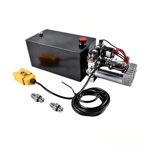10 Quart Double Acting Hydraulic Pump, 12V DC, 3200PSI Mixizap - color: Double Acting, size: 10 Quart
