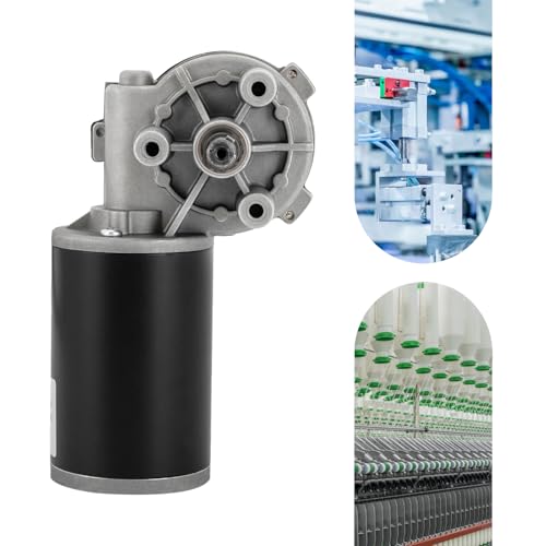 DC Reduction Motor,Gear Reduction Electric Motor,24V 80W 220RPM Electric Gear Motor High Efficiency Brushed DC Motor (Motor Position-Left), SDX20U