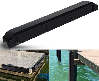 Boat Dock Bumpers for Edge/Piling,Dock Bumpers for Post/Pylon/Straight Edge - style: 1Pack-Black