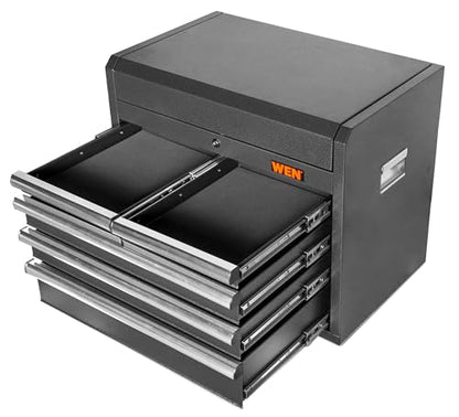 WEN 26-Inch Premium Tool Chest with Heavy Duty 21-Gauge Powder-Coated Steel Construction (GG261T) - size: 26-Inch Top