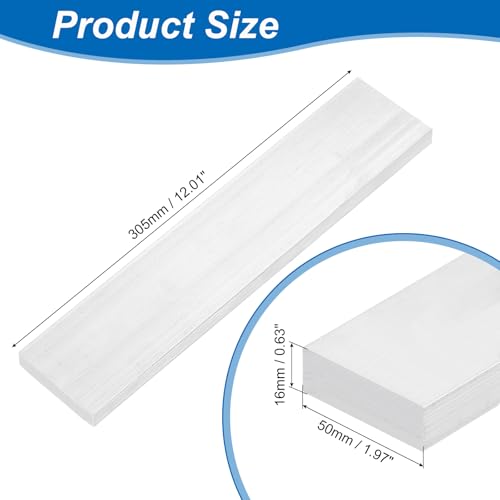 uxcell Square Aluminum Flat Bar, 5/8" Thickness 2" Width 12" Length Square 6063 Aluminum Flat Plate, 16 x 50 x 305mm Solid Mill Stock - size: 5/8" T x 2" W x 12" L