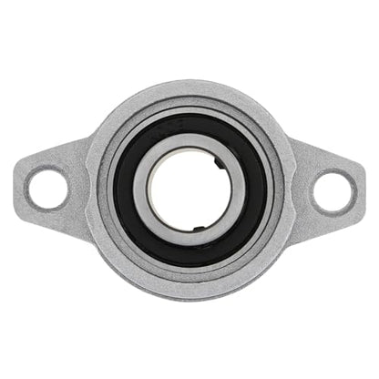 4Pcs KFL08 8mm Inner Bore Mounted Flange Mounted Pillow Block Bearings for Diameter 8mm Linear Shaft Rod T8 Lead Screw - size: KFL08(8mm)