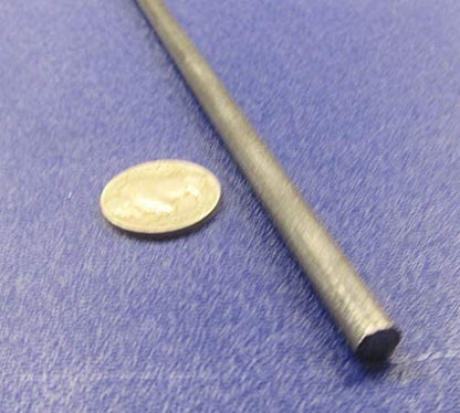 1018 Carbon Steel Round Rod .250" Diameter x 6 Foot Length 3 Pcs.