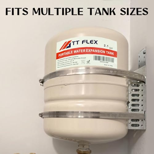 TTFLEX Expansion Tank Mounting Bracket Adjustable for 1 - 5 Gallon Tank