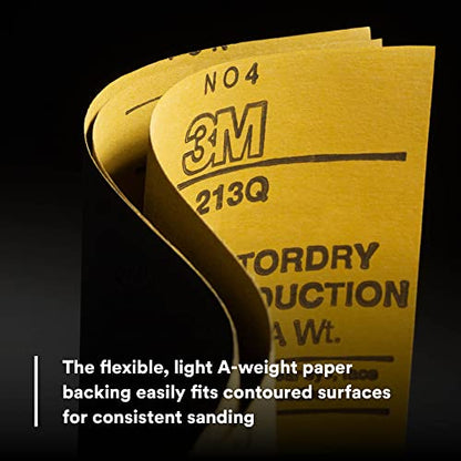 3M Wetordry Abrasive Sheet, 02020, 2000+ Grade, 9 in x 11 in - size: 9 in x 11 in