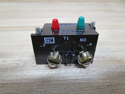Cutler Hammer 10250-T1 Contact Block 1NO 1NC