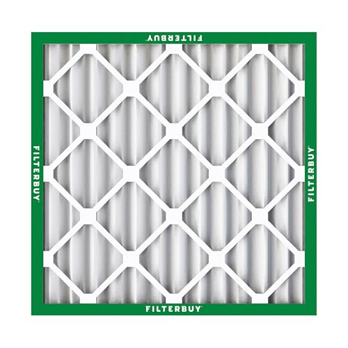 Filterbuy 10x10x2 Air Filter MERV 8 Dust & Allergy Defense (4-Pack) - size: 10x10x2
